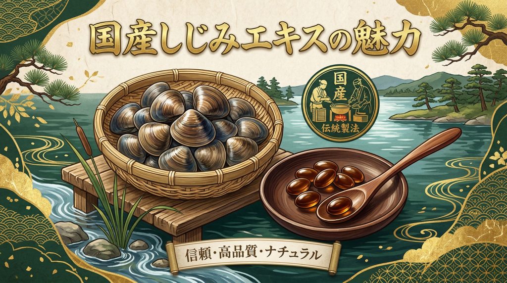 国産しじみエキスWの特徴