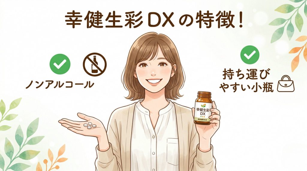 幸健生彩DXの特徴！