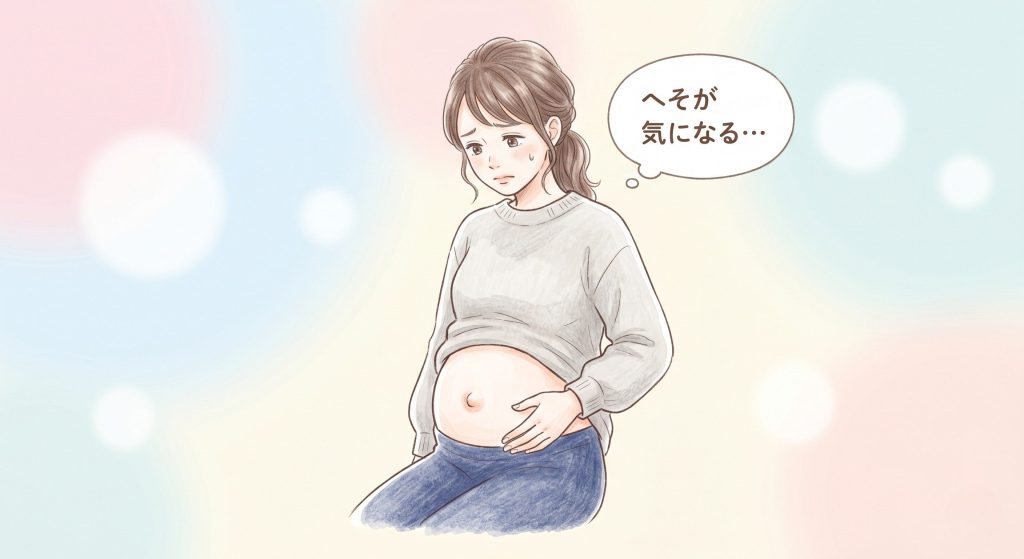 妊娠中にへそが汚く見える理由