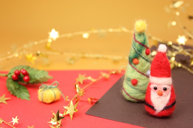 フェルトを使ったクリスマスツリー