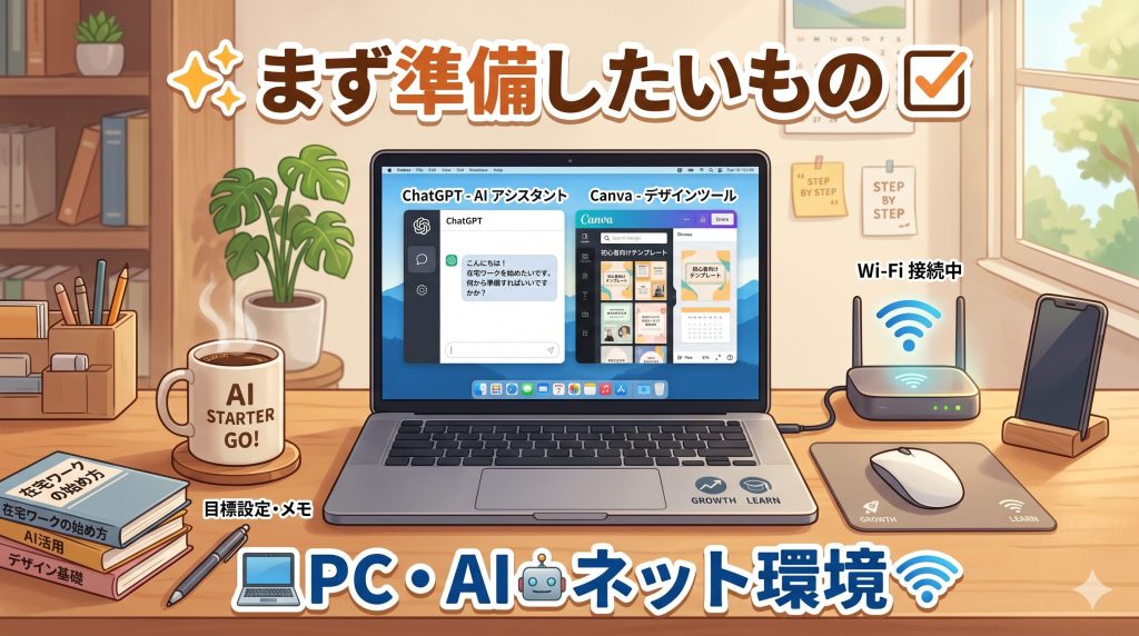 在宅ワーク準備アイテムを紹介