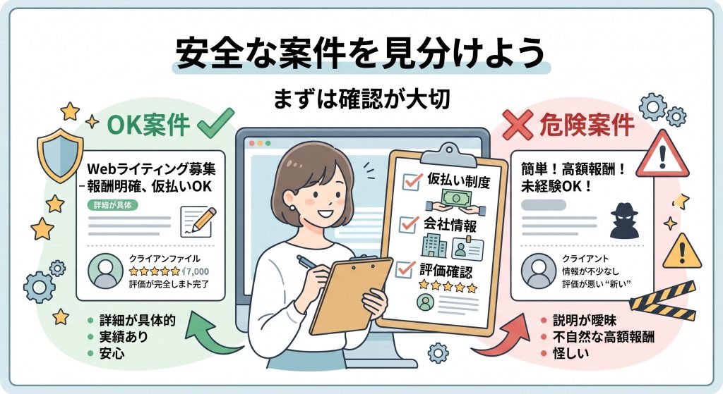 安全な在宅ワークの選び方