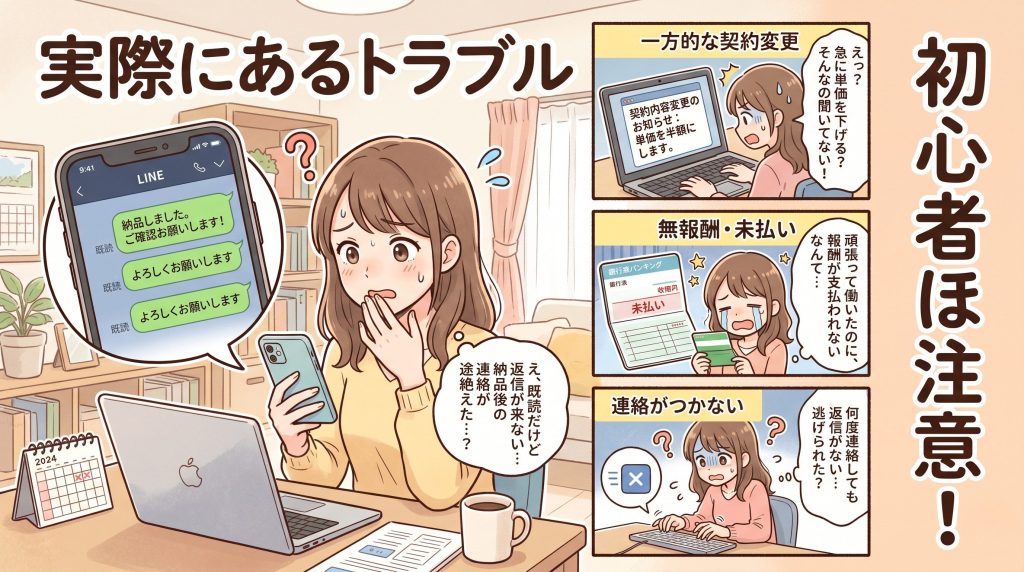 在宅ワークトラブルに困る人