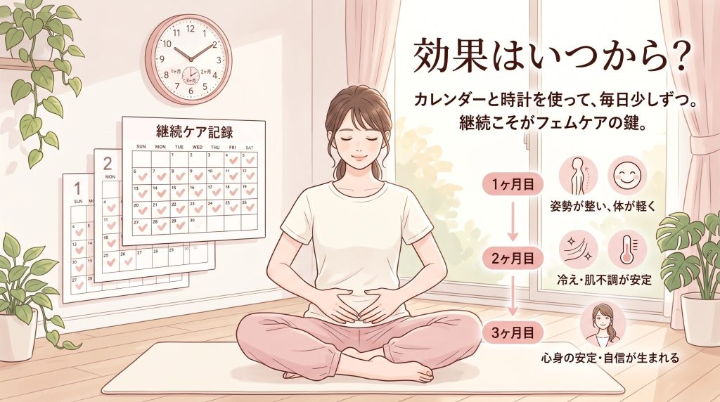 膣トレの継続と変化