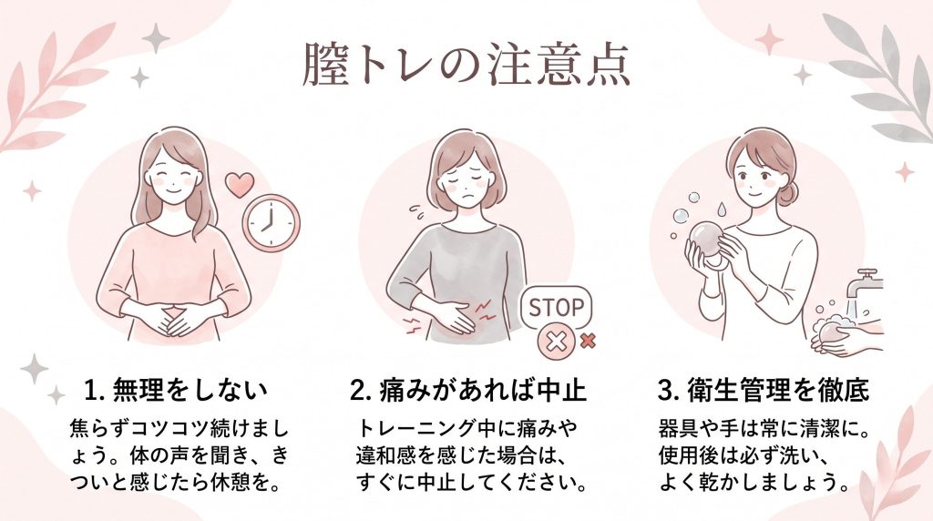 膣トレの注意点を解説