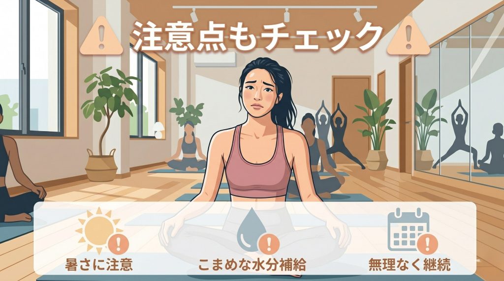 ホットヨガLAVAのデメリットや注意点