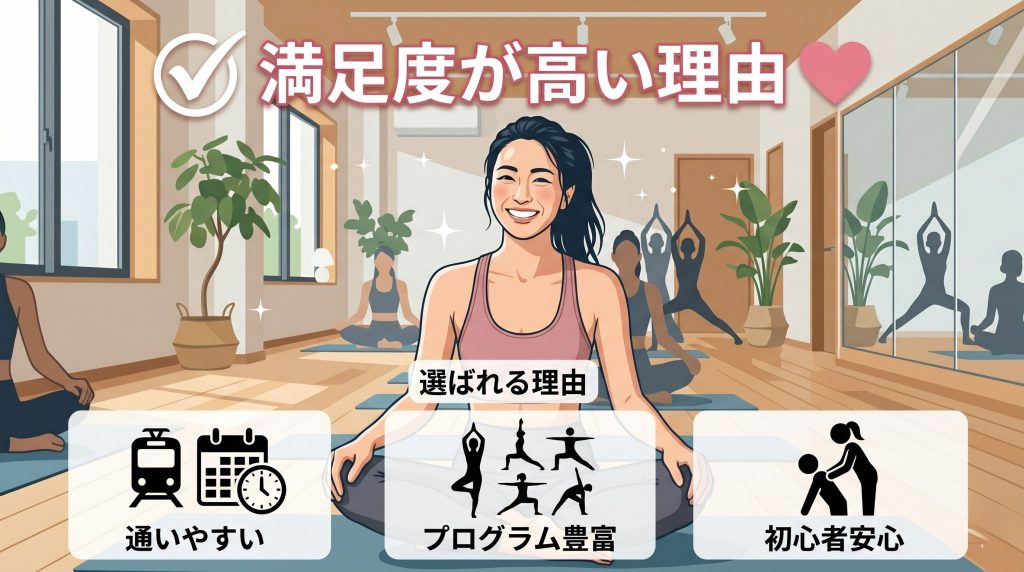 ホットヨガLAVAのメリット